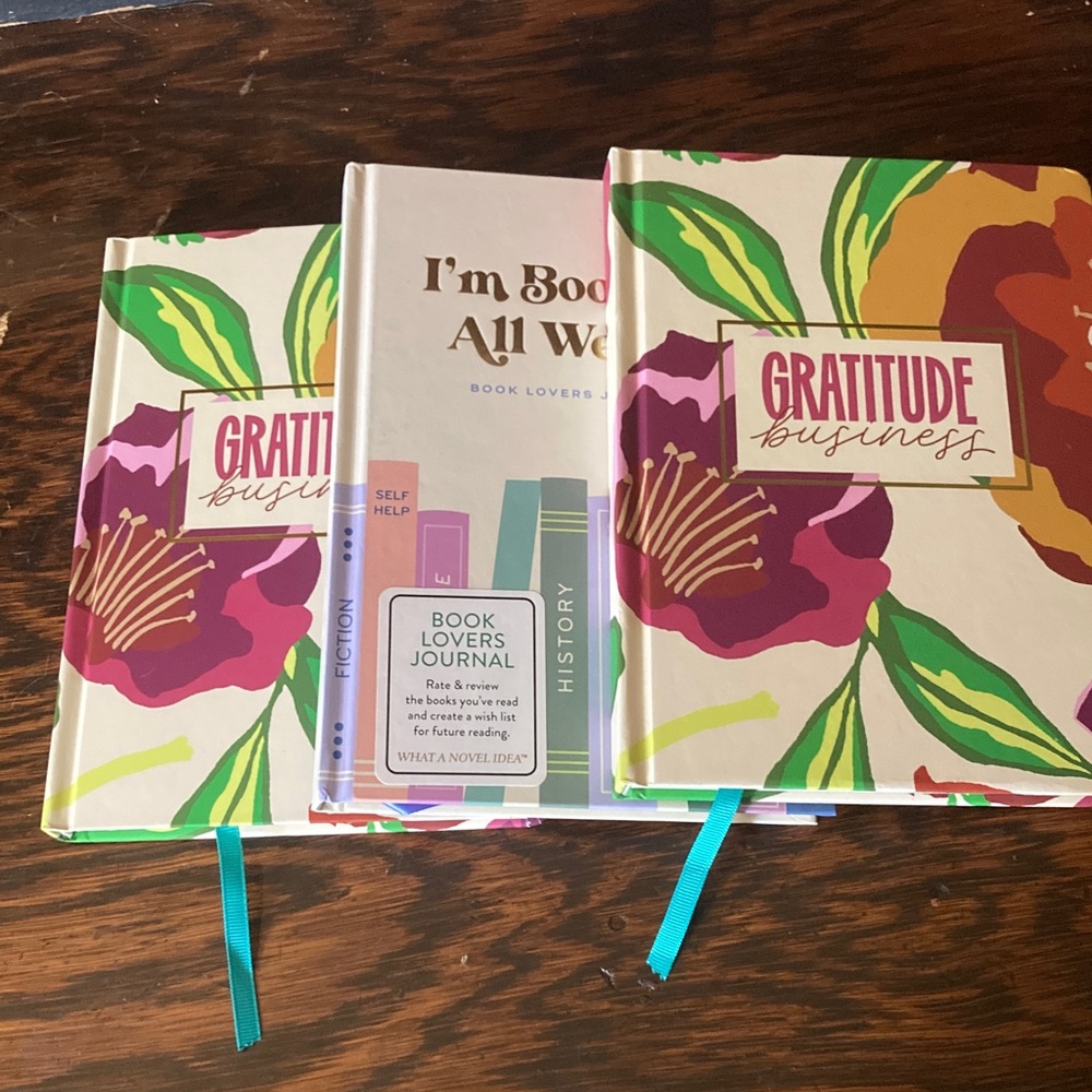 Tabitha Floral Gratitude Journal Trio